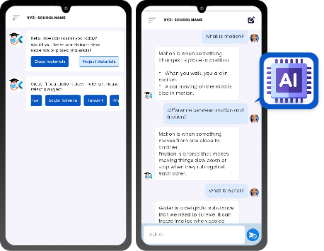 AI Chat with KDUCO Mockup